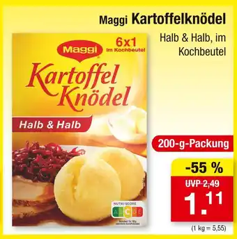 Zimmermann Maggi kartoffelknödel halb & halb Angebot