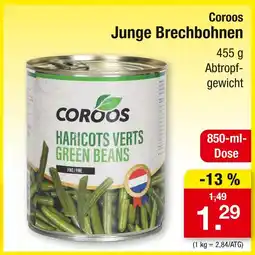 Zimmermann Coroos junge brechbohnen Angebot