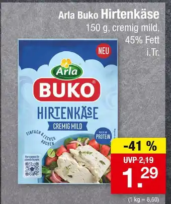 Zimmermann Arla buko hirtenkäse Angebot