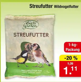 Zimmermann Birds garden streufutter wildvogelfutter Angebot