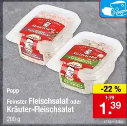 Zimmermann Popp feinster fleischsalat Angebot