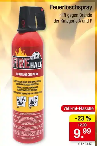 Zimmermann Fire halt feuerlöschspray Angebot