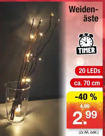 Zimmermann Weidenäste Angebot