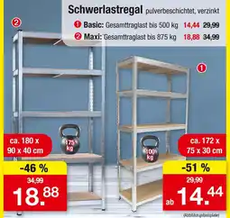 Zimmermann Schwerlastregal basic Angebot