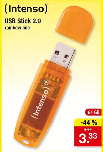 Zimmermann Intenso usb stick 2.0 rainbow line Angebot