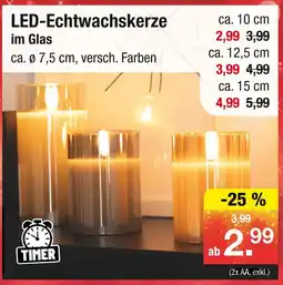 Zimmermann Led-echtwachskerze Angebot