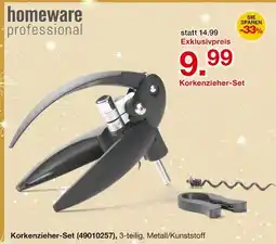 Möbelzentrum Pforzheim Homeware professional korkenzieher-set Angebot