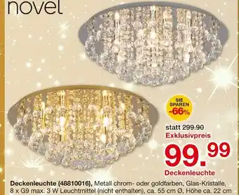 Möbelzentrum Pforzheim Novel deckenleuchte Angebot