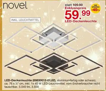Möbelzentrum Pforzheim Novel led-deckenleuchte Angebot