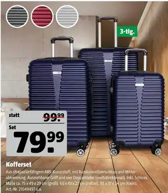 Hagebau Kofferset Angebot