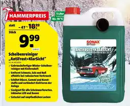 Hagebau Sonax scheibenreiniger „antifrost+klarsicht“ Angebot