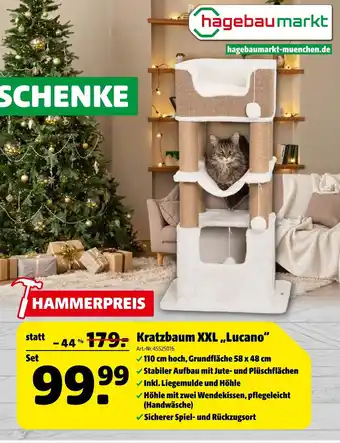 Hagebau Kratzbaum xxl „lucano“ Angebot