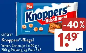 Aldi Süd STORCK Knoppers Riegel Angebot