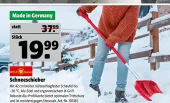 Hagebau Wolf garten schneeschieber Angebot