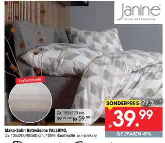 Zurbrüggen Janine mako-satin bettwäsche palermo Angebot
