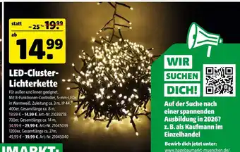 Hagebau Led-cluster-lichterkette Angebot