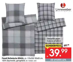 Zurbrüggen Linneweber flanell bettwäsche braga Angebot