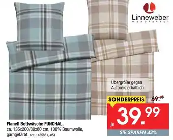 Zurbrüggen Linneweber flanell bettwäsche funchal Angebot