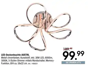 Zurbrüggen Led-deckenleuchte austin Angebot
