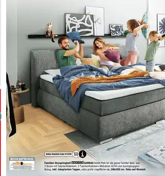 Ostermann Harper familien-boxspringbett sambas Angebot