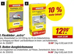 toom Baumarkt Weber flexkleber extra Angebot