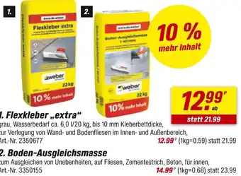 toom Baumarkt Weber flexkleber extra Angebot