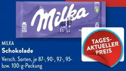 Aldi Süd MILKA Schokolade Angebot