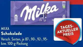 Aldi Süd MILKA Schokolade Angebot