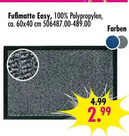 Möbel Boss Fußmatte easy Angebot