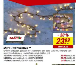 toom Baumarkt Toom mikro-lichterketten Angebot