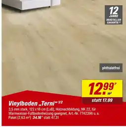 toom Baumarkt Vinylboden terni Angebot