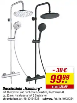 toom Baumarkt Duschsäule hamburg Angebot