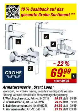 toom Baumarkt Grohe waschtischarmatur Angebot