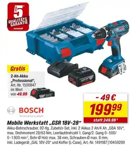 toom Baumarkt Bosch mobile werkstatt gsr 18v-28 Angebot