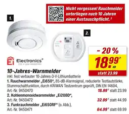 toom Baumarkt Ei electronics 10-jahres-warnmelder Angebot