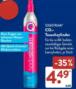 Aldi Süd SODASTREAM CO2 Tauschzylinder Angebot