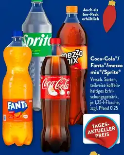 Aldi Süd Coca-Cola/ Fanta/mezzo mix/Sprite Angebot
