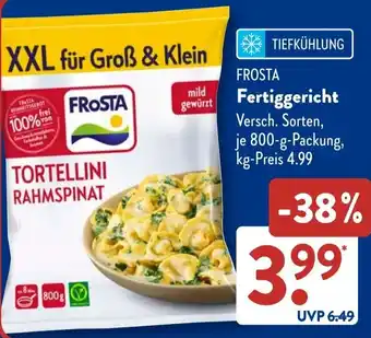 Aldi Süd FROSTA Fertiggericht Angebot