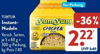 Aldi Süd YUMYUM Instant Nudeln Angebot