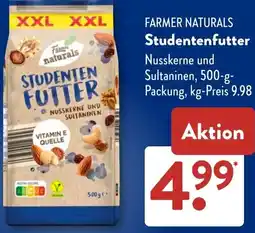 Aldi Süd FARMER NATURALS Studentenfutter Angebot