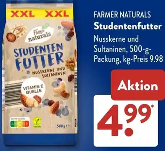 Aldi Süd FARMER NATURALS Studentenfutter Angebot