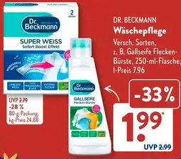 Aldi Süd DR. BECKMANN Wäschepflege Angebot