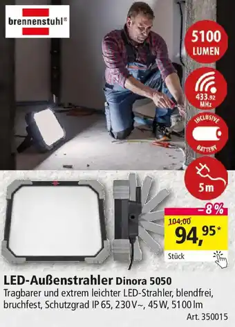 Holz Possling brennenstuhl LED-Außenstrahler Dinora 5050 Angebot