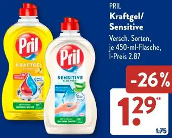 Aldi Süd PRIL Kraftgel/ Sensitive Angebot