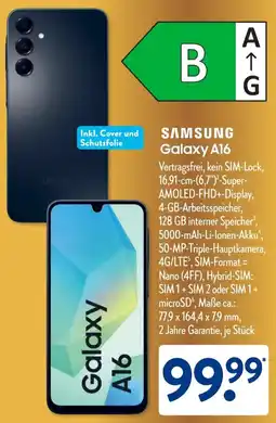 Aldi Süd SAMSUNG Galaxy A16 Angebot