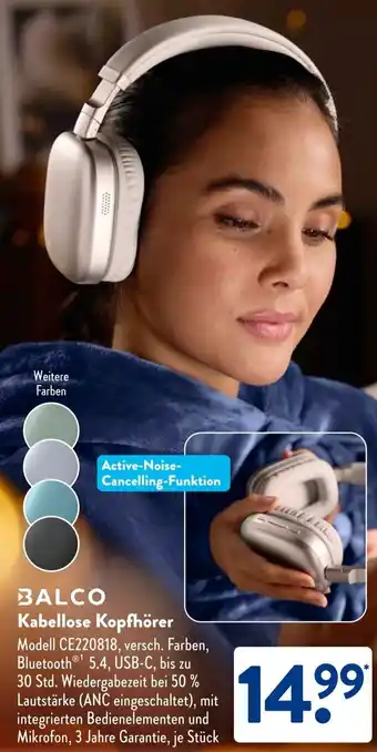 Aldi Süd BALCO Kabellose Kopfhörer Angebot