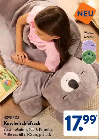 Aldi Süd NOVITESSE Kuschelschlafsack Angebot