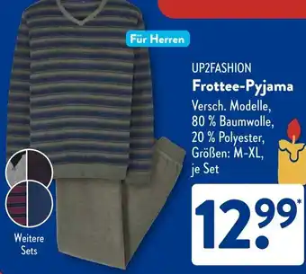 Aldi Süd UP2FASHION Frottee-Pyjama Angebot
