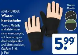 Aldi Süd ADVENTURIDGE Winterhandschuhe Angebot