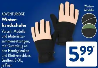 Aldi Süd ADVENTURIDGE Winterhandschuhe Angebot